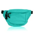 thumbnail image 3 of DALIX Women's 3 Pocket Polyester Fanny Pack Money Pouch Concealer Runners Bag Waist Belt, Blue, 3 of 6