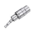 thumbnail image 5 of Uxcell 1/2" Drive 14mm Shallow Socket Swivel Joints Hex Shank Impact Driver Adaptor Set, 5 of 7