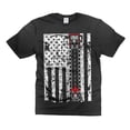 thumbnail image 2 of Mens USA Pilot Flag shirt Aviation Flag Tee 4th Of July Shirt Pilot Gifts Airplane Plane Flag Shirts, 2 of 6