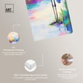 thumbnail image 4 of Expressive Egret II Panoramic Canvas Birds Wall Art by Art Remedy, Gallery Wrapped, 20x54, 4 of 6