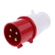thumbnail image 3 of Adaptador convertidor de enchufe de 32 amperios de cuatro clavijas, resistente a la intemperie, 380 V, 3 of 6