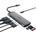 thumbnail image 1 of Dual HDMI Laptop Docking Station Dual Monitor, Universal USB C Dock Triple Display Adapter for MacBook Pro Air, Windows Type C Laptops, 1 of 5