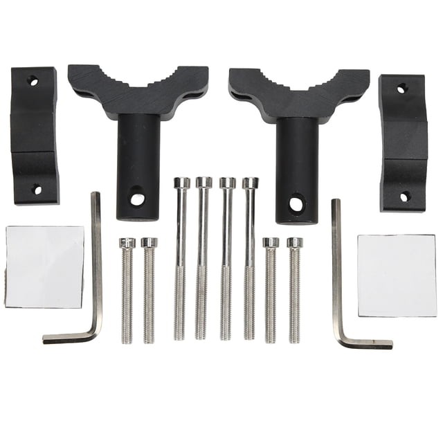 2 juegos de soporte de montaje de barra de luz LED abrazadera Universal de aleación de aluminio CNC para motocicletas ATV triciclos Jadeshay A