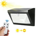 thumbnail image 4 of Slatcetga Solar 80LEDs Waterproof Outdoor Wireless Voice Remote Control Sensor Security Warning Lamp, 4 of 8