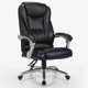 thumbnail image 3 of Luxurious Leather Boss Chair Home Office Computer Chair Reclining Swivel PU Armchair Silla Lifting Cowhide Executive Chair Seat My Lux Decor Round, 3 of 14