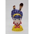 thumbnail image 2 of Fine Ceramic Purple Hair Lady Makeup Brushes Holder Vase, 6-1/4" H, 2 of 9