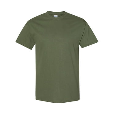 Heavy Cotton T-Shirt, S, Military Green