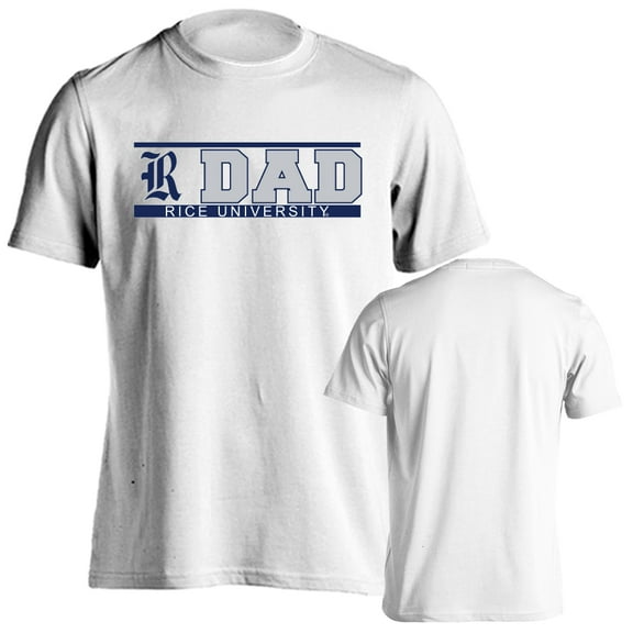 Rice University Owls Dad Proud Parent Short Sleeve T-Shirt