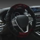 thumbnail image 2 of Funda para volante de coche, accesorios interiores, piezas de coche aptas para el invierno cálido Negro, 2 of 8