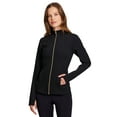 thumbnail image 5 of RBX Active Women's Ultra Lightweight Super Soft Mock Neck Active Running Jacket with Pockets, Thumbholes, 5 of 5