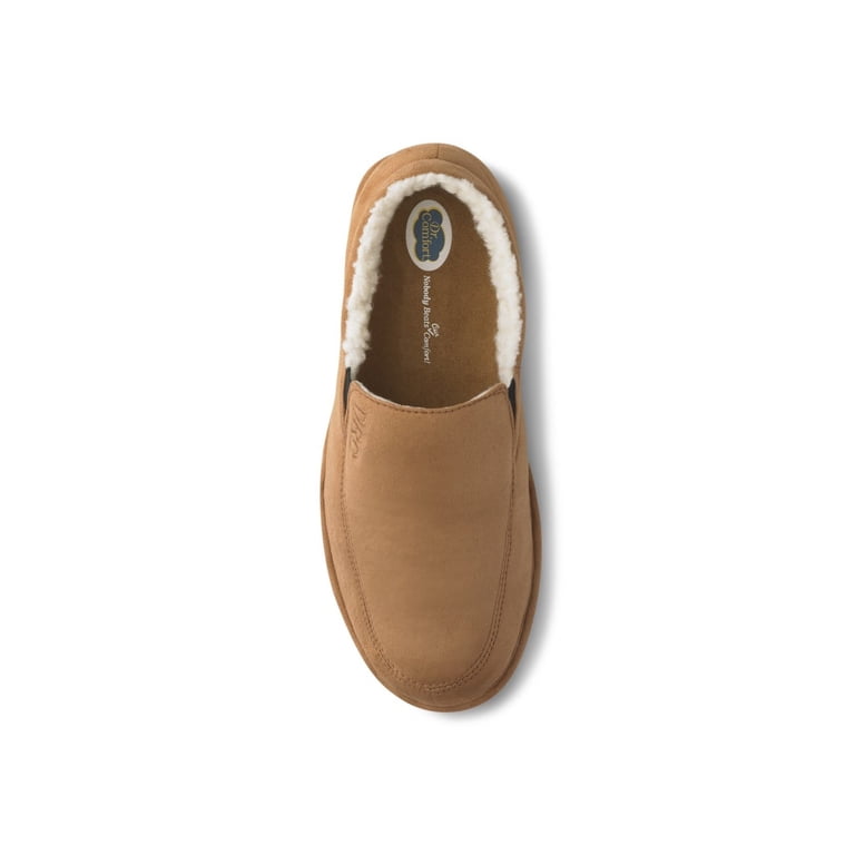 Dr. Comfort Relax Mens Slipper-9-Camel - Walmart.com display picture 1