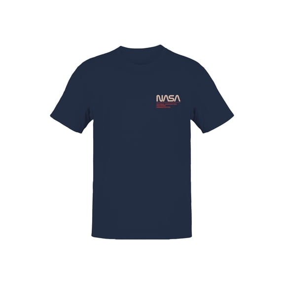 Officially Licensed Nasa Retro Logo Design Men's T-shirt