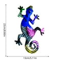 thumbnail image 2 of Moocorvic Metal Gecko Outdoor Wall Decor,Garden Decor Lizard Wall Art Garden Sculptures & Statues Gecko Yard Art for Patio Fence,Gift Idea, 2 of 2