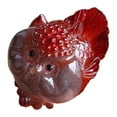 thumbnail image 1 of Estatua de pez, decoración del hogar, recuerdo, regalo para amigos, resina, adorno de escritorio para mascotas. Rojo, 1 of 9