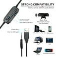 thumbnail image 2 of 3.5mm Gaming Headset MIC LED Headphones for PC Laptop PS4 PS5 Slim Pro Xbox One-Blue, 2 of 6