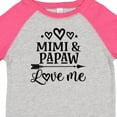 thumbnail image 4 of Inktastic Mimi and Papaw Love Me Boys or Girls Toddler T-Shirt, 4 of 5