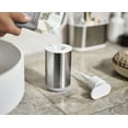 thumbnail image 4 of Joseph Joseph Duo Stainless Steel Soap and Lotion Dispenser Pump – Refillable 10oz Countertop Bottle for Bathroom or Kitchen Sink, Rust-Resistant, Modern Design, Durable & BPA-Free, 4 of 5