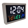 thumbnail image 4 of Reloj de pantalla de desperta Digital LED eléctrico-10 ~ 50 ℃ rango fácil de leer decoración de mitorio de oficina para Colco reloj digital pantalla grande, 4 of 8