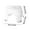 WHITE, variant on Clear Shower Foot Stool Non-slip Waterproof Transparent Stool Clear Stool for Bathroom Bedside Small Shower Spaces Corner Bench