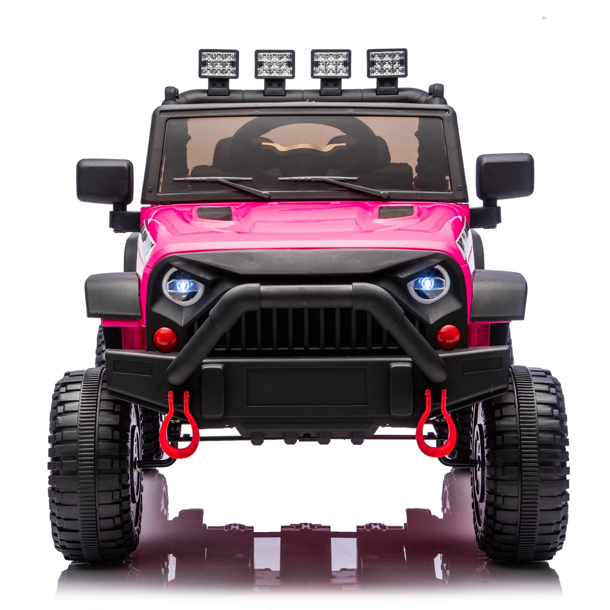 HappyToysWorldGulunbur 24V Electric Ride On Car for Kids, 400W High-Power Motor & 4-Wheel Suspension, Parents Can Drive with Remote or Kids Self Drive, Bluetooth, LED Dashboard, for Boys Girls 3+