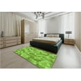 thumbnail image 5 of Ahgly Company Machine Washable Indoor Rectangle Transitional Green Apple Green Area Rugs, 3' x 5', 5 of 7
