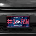 thumbnail image 2 of Fresno State NCAA Bulldogs #1 Fan Metal License Plate Tag - Number One! Let's Go!!, 2 of 6