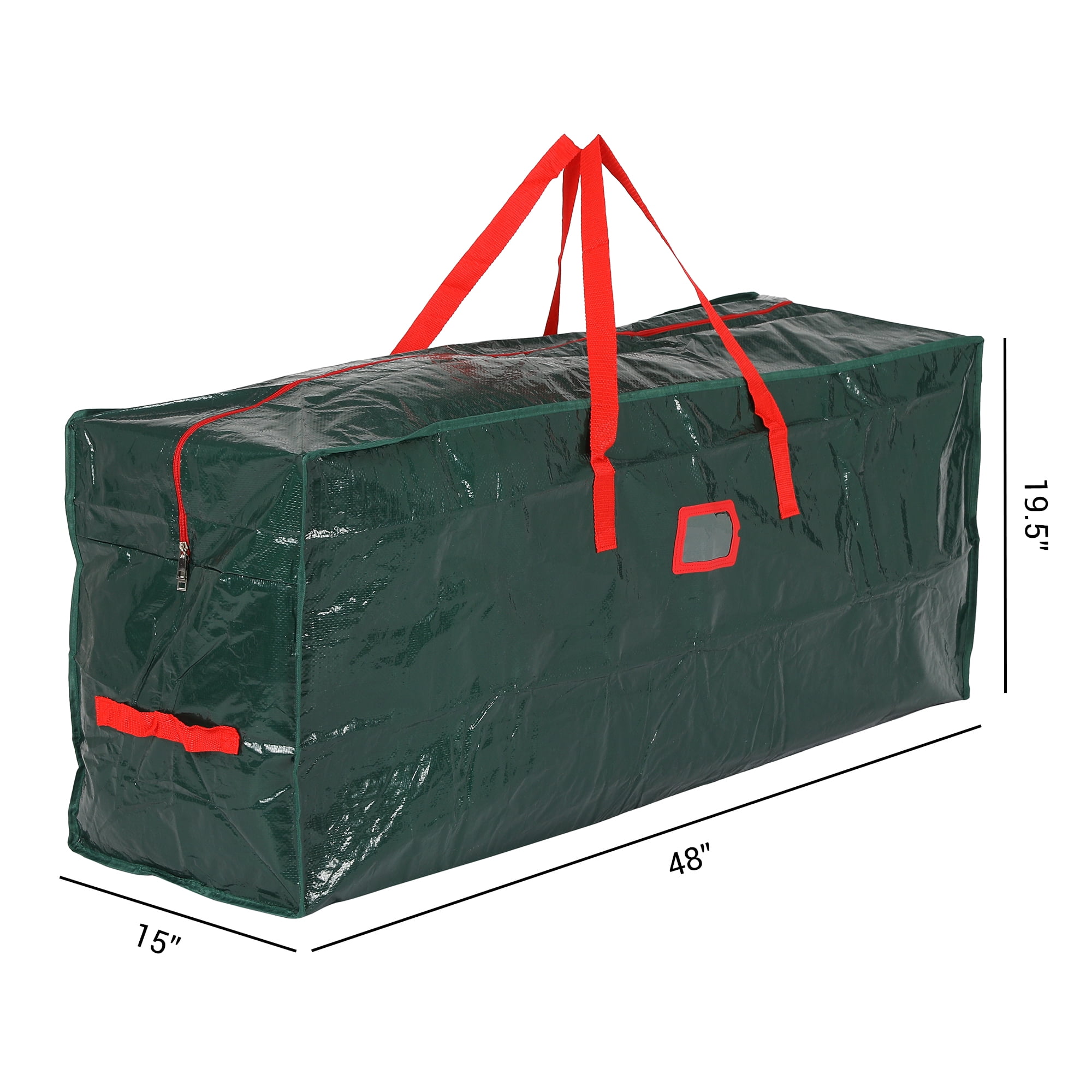 Unique Bargains Foldable Moving Storage Bags for Closet Organizers Green Red 48x19.5x15in