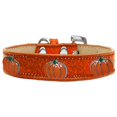 thumbnail image 1 of Pumpkin Widget Dog Collar Orange Ice Cream Size 10, 1 of 1