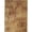 Brown, variant on 8' x 11' Orange and Ivory Floral Power Loom Area Rug