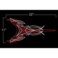 thumbnail image 4 of Factory Crafts Universal Pinstripe Set 2 Graphics Kit Vinyl Decal Wrap - Red & White, 4 of 4
