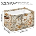 thumbnail image 4 of Yayeee 2 Pack Canvas Storage Basket with Handles for Shelves Fabric Bins Closet Organizer, Forest Pattern, 4 of 8