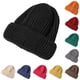 thumbnail image 4 of Gorro de invierno de punto de lana para mujer: forro grueso, orejeras plegables, talla única, estilo informal para climas fríos, 4 of 4