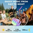 thumbnail image 5 of BONAKO Mini Karaoke Machine for Kids Adults, Portable Bluetooth Singing Speaker with 2 Mics, Ideal Birthday Gift for Girls Boys Home Family Party, Purple, 5 of 16