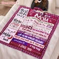 thumbnail image 3 of Mom Blanket Gifts for Mom from Daughter or Son - to My Mom 50" X 60" Soft Throw Blanket - Christmas Birthday Present for Mother Who has Everything Best Mom Ever Gift, 3 of 6