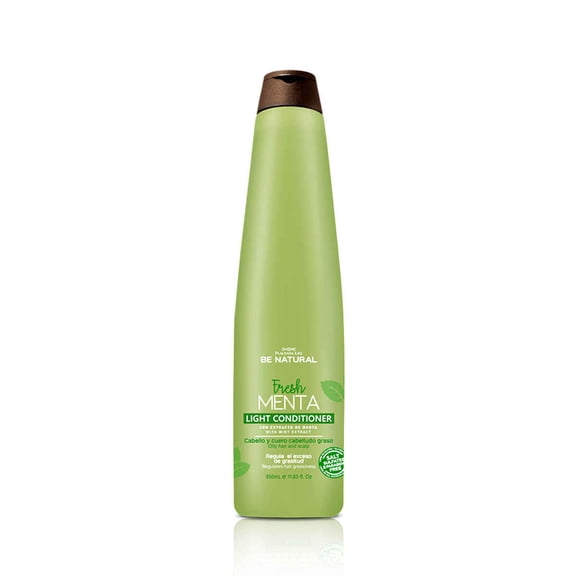 Be Natural Placenta Life Fresh Mint Conditioner for greasy hair and scalp. Salt, sulfates & parabens FREE 350ml. /11.83 fl.oz.
