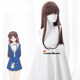 thumbnail image 5 of Peluca de disfraz de Tohru Honda de Anime FRUITS BASKET, pelo largo liso y marrón para fiesta, accesorios de pelo sintético para Halloween para chica Lolita, 5 of 5