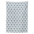 thumbnail image 3 of Ambesonne Dutch Tablecloth Rectangular Table Cover, Classical Delft Pattern, 52"x70", Dark Blue and White, 3 of 4
