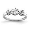 thumbnail image 1 of 925 Sterling Silver Rhodium Diamond Ring, 1 of 2