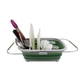 thumbnail image 3 of SAMMART 8L (2.11Gallons) Expandable Collapsible Dish Drainer - Foldable Drying Rack - Portable Dinnerware Organizer - Space Saving Kitchen Storage Tray, 3 of 7