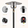 thumbnail image 4 of mecor Patio Heaters Commercial 41,000 BTU Propane Stainless Steel Outdoor Garden Heate (Black), 4 of 9