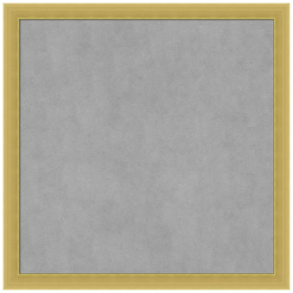 Amanti Art Svelte Polished Gold Framed Magnetic Board 13 x 13 in.