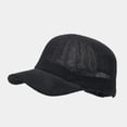 thumbnail image 2 of MKKAS Women's Straw Baseball Cap Hat Natural Beachy Bohemian Woven Paper Straw Breathable Adjustable Hat for Summer Sun Protection, Black, Baseball Cap Hat, Women's, Straw, 2 of 7