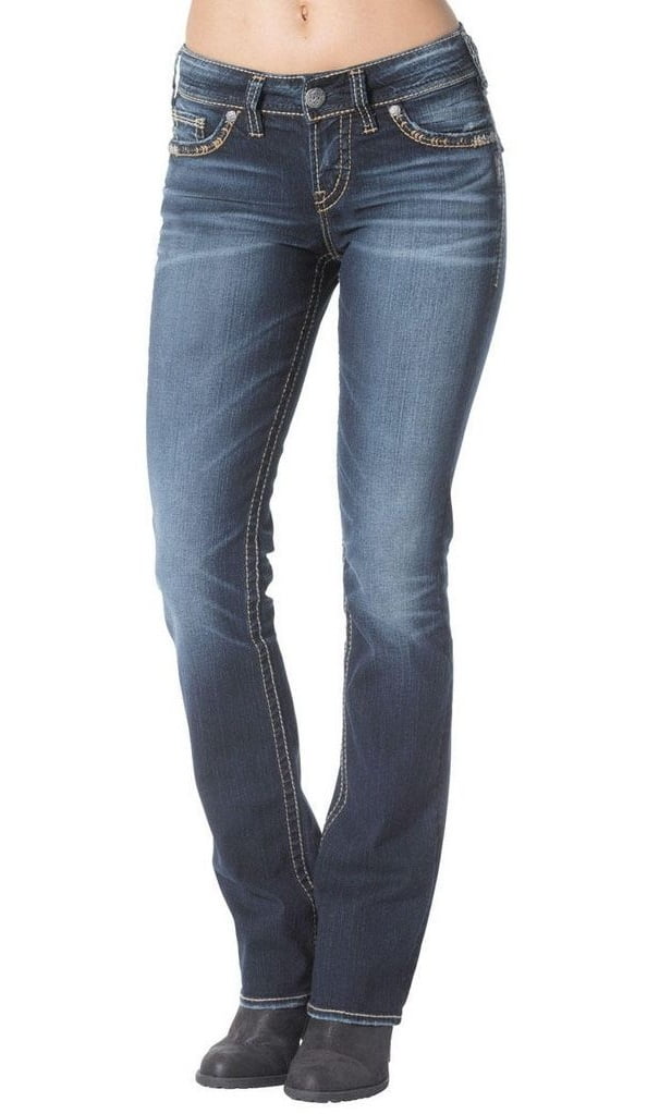 Silver Jeans Denim Womens Suki Bootcut Medium Wash L93617SAI354