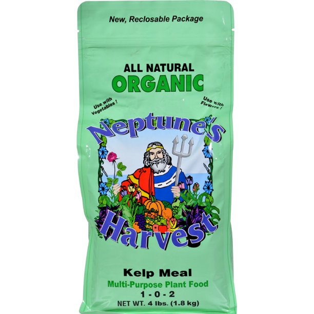 Neptune's Harvest Kelp Meal Fertilizer Green Label 4 Lb