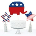 thumbnail image 3 of Big Dot of Happiness Republican Election - Political Party Centerpiece Sticks - Table Toppers - Set of 15, 3 of 7