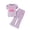 Purple, variant on Rotm Toddler Girl Clothes Baby Girl Clothing Summer Outfit Little Matching Sleeveless Top Long Pants Set 2Pcs Hot Pink,3-4 Years