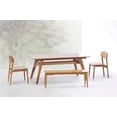 thumbnail image 4 of Modern Caramelized Bamboo Dining Bench - Currant by Greenington, 4 of 5