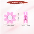 thumbnail image 3 of Amortiguador de Raqueta de Tenis [6PCS] - Amortiguador de Vibraciones de Silicona en Forma de Flor Divertida [Rosa], 3 of 7
