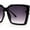 Black / Smoke, variant on SA106 Womens Squared Butterfly Designer Fashion Sunglasses Burgundy