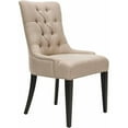 thumbnail image 2 of SAFAVIEH Amanda 19''H Traditional Glam Tufted Chair, Antique Gold, 2 of 3